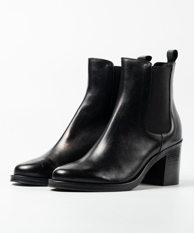 BONTRE 【LucaGrossi/ルカグロッシ】サイドゴアヒールブーツ/F209T-RA ブラック