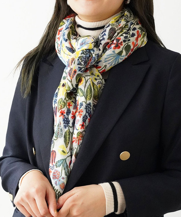 muto スティグリンドベリ ハーバリウム シルクカシミヤストール lindberg white