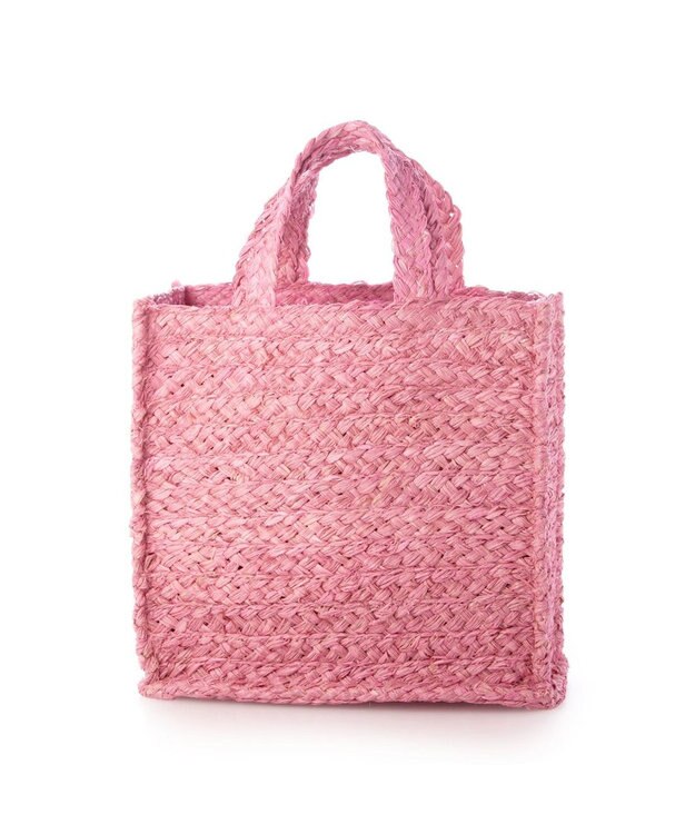 UNBILLION カカトゥ kakatoo / ラフィアスクエアトートバッグ ピンク