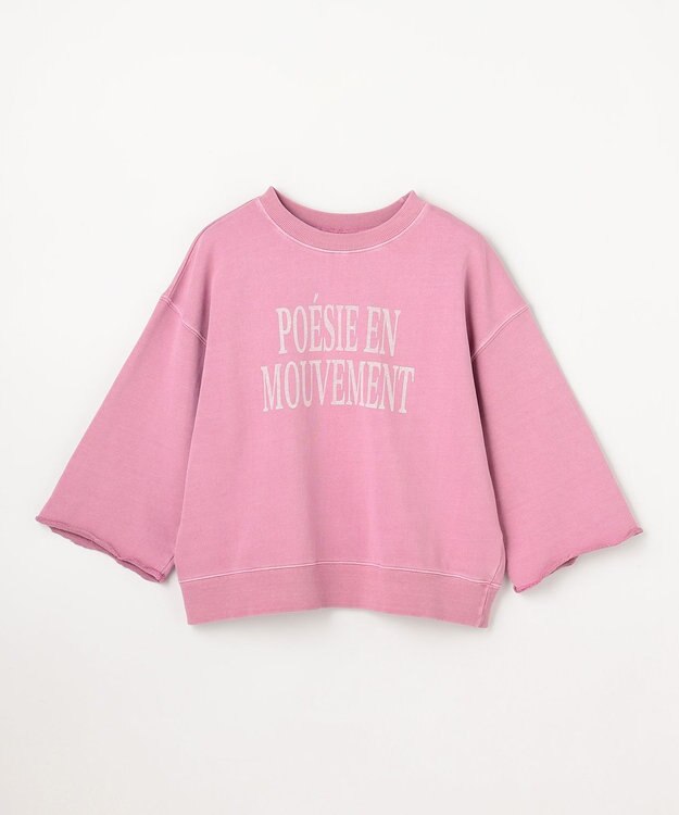 ANY ピグメントロゴスウェット ピンク