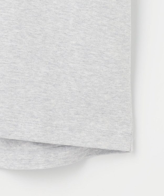 JOSEPH ABBOUD 【滑らかな肌触り】ダイヤロゴバックプリント Tシャツ ライトグレー系