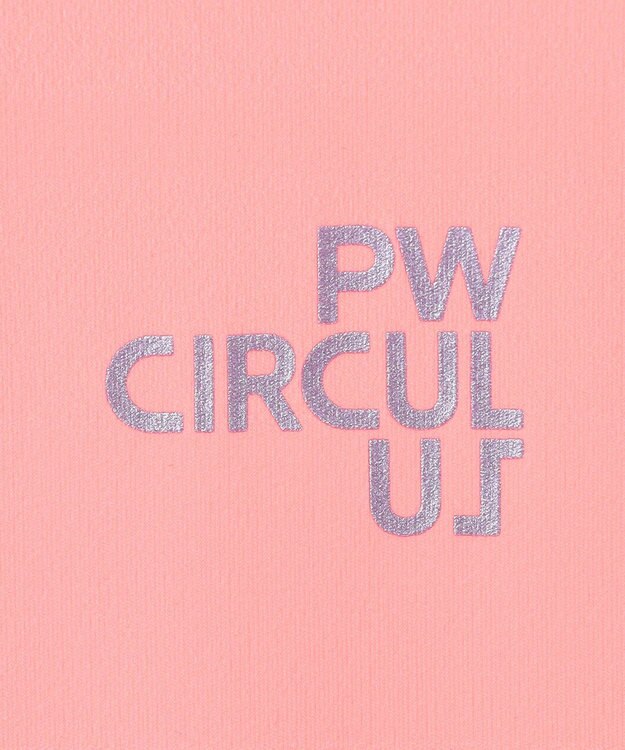 PW CIRCULUS 【UV遮蔽率99.5%  UVカット / 速乾 / ストレッチ】【WOMEN】ポケットモックT ゴルフウェア レディース ピンク系