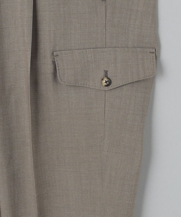 GOTAIRIKU ウォッシャブル ドレスカーゴパンツ ベージュ系