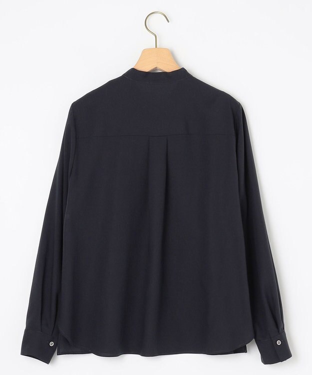 組曲 【WEB限定カラーあり】リヨセルシャーティング ティアードブラウス ネイビー系