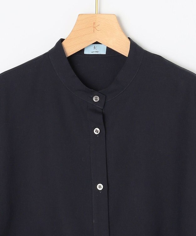 組曲 【WEB限定カラーあり】リヨセルシャーティング ティアードブラウス ネイビー系