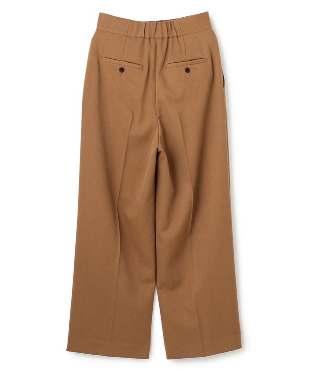 uncrave プルーフウールライクツイル ワイドパンツ キャメル