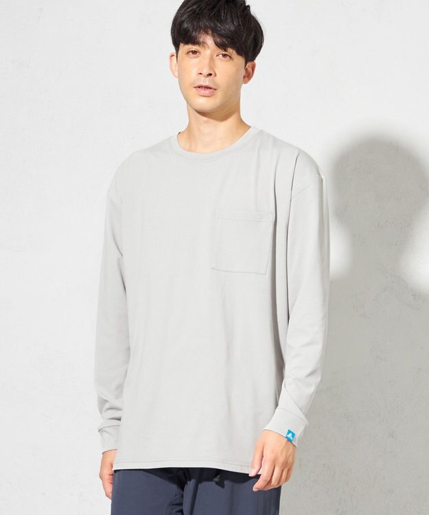 SHARE PARK MENS 【UNISEX】UVカット アートコラボロングTシャツ〈Hammock〉（L・XLサイズ） グレー
