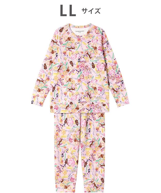 tsumori chisato SLEEP ツモリチサト パジャマ 長袖 長ズボン 綿100%(本体) あったか レディース UDW457 /ワコール ピンク