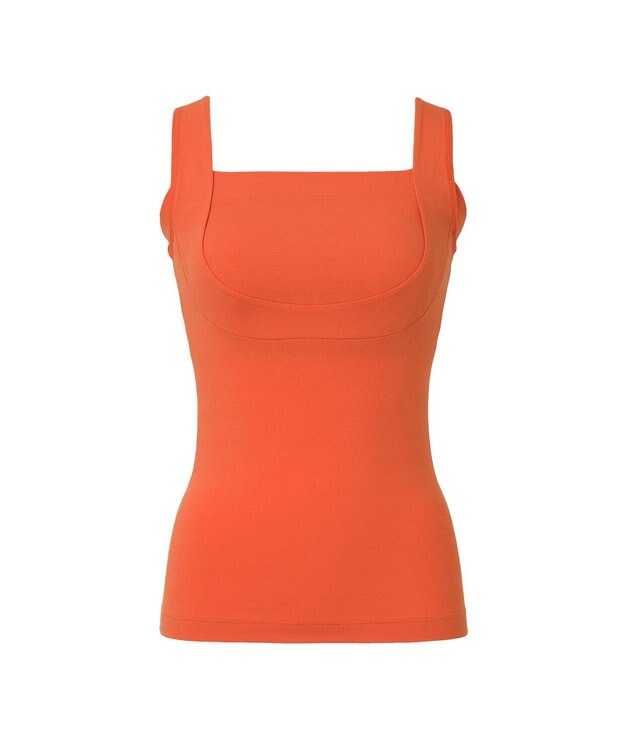 BRADELIS New York 【BRADELIS NewYork peace】綿混楽々dailyブラキャミ23  サラッと快適な補正ブラキャミ シェイパー オレンジ