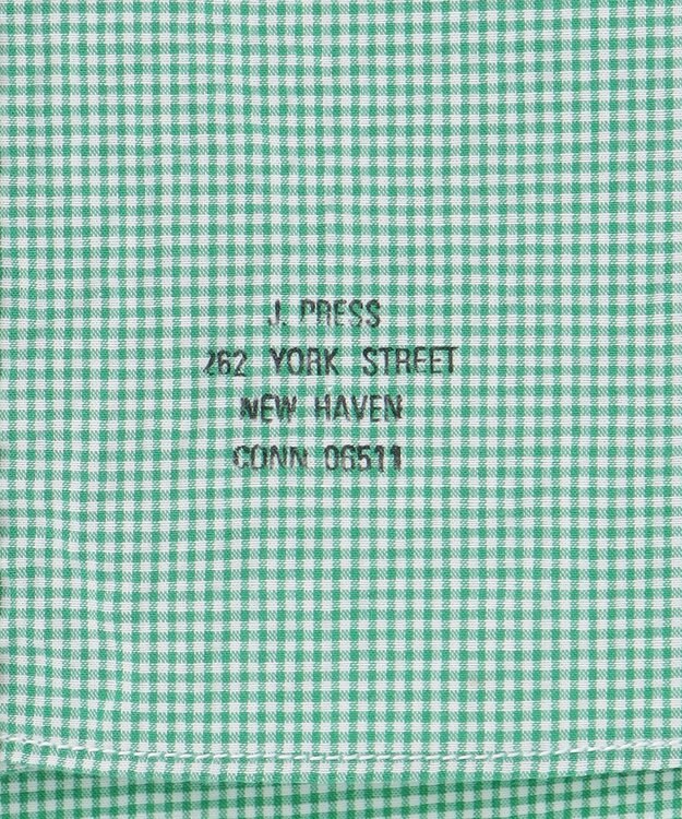 J.PRESS MEN 【WEB・一部店舗限定】サッカーギンガムチェックシャツ グリーン系3