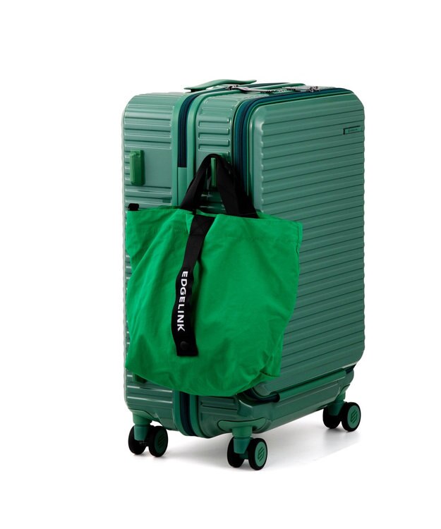 ACE BAGS & LUGGAGE EDGELINK クルーズボックスグリント スーツケース 52L フロントオープン 09142 エッジリンク グリーン