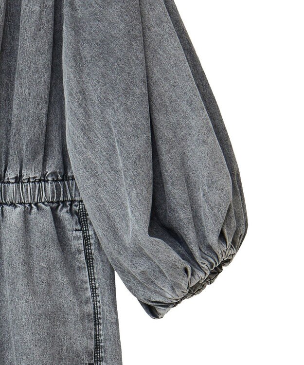 Green Parks ■ＥＳＣＡＲ　シャーリングデニムオールインワン Gray