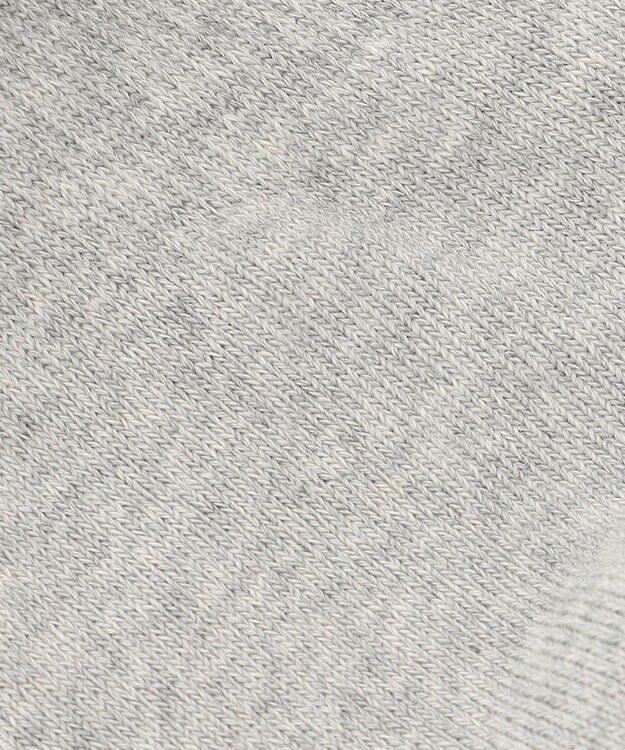 23区GOLF 【MEN】【日本製】バイカラー レギュラーソックス ライトグレー系