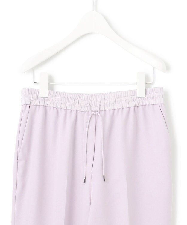 ICB L 【新色追加・WEB限定カラーあり・接触冷感・UVケア・速乾・防シワ・洗える】 FluidBackSatin  ドロストパンツ パールグレー系［WEB限定］