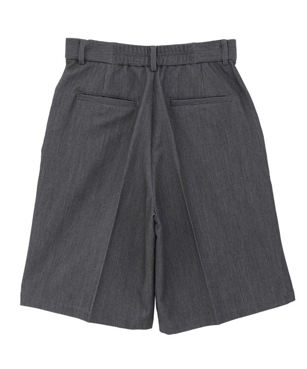 AMERICAN HOLIC イージーケアタックハーフパンツ Gray Mixture