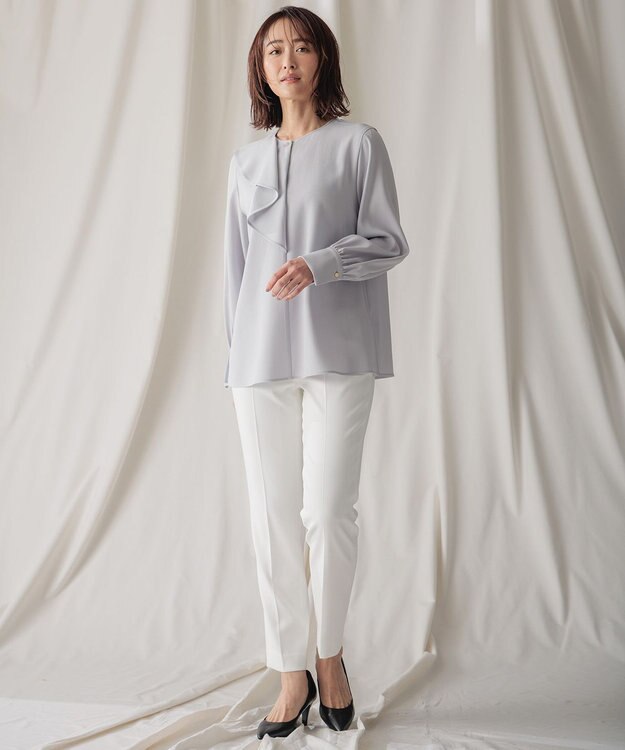 BEIGE， LUIZA / クロップドパンツ White