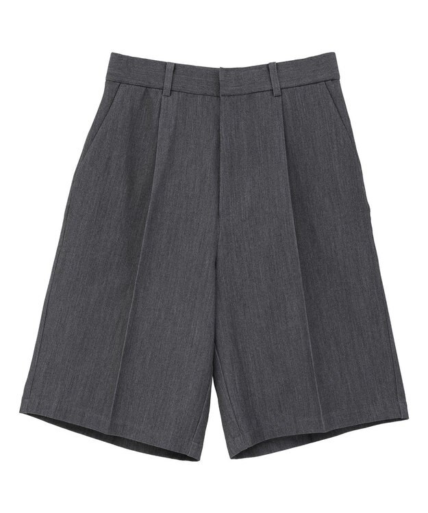 AMERICAN HOLIC イージーケアタックハーフパンツ Gray Mixture