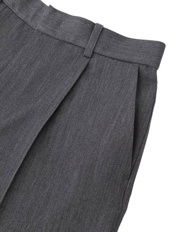 AMERICAN HOLIC イージーケアタックハーフパンツ Gray Mixture