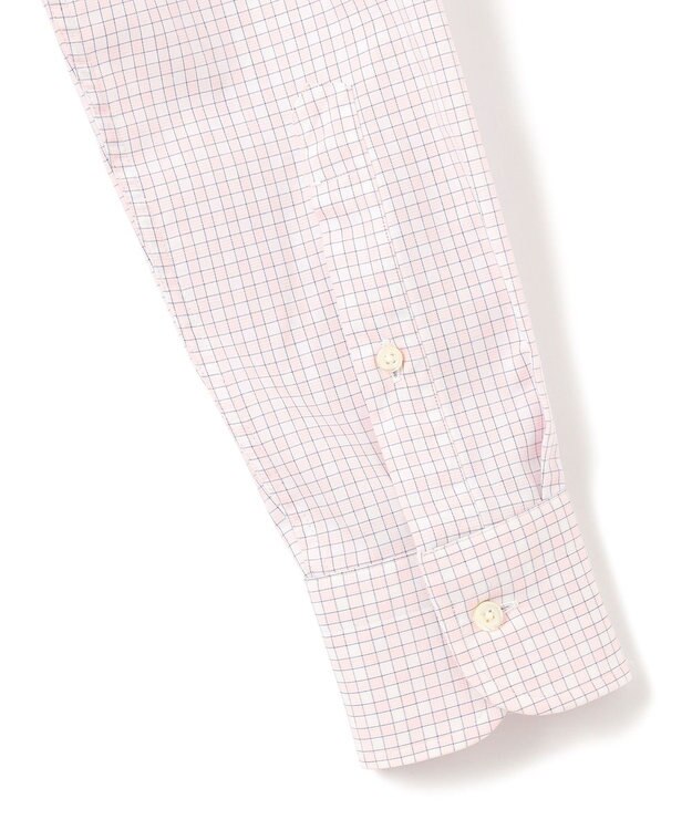 J.PRESS MEN 【PREMIUM PLEATS / 形態安定】スーピマコットンファンシーチェック ドレスシャツ / B.D. ピンク系3