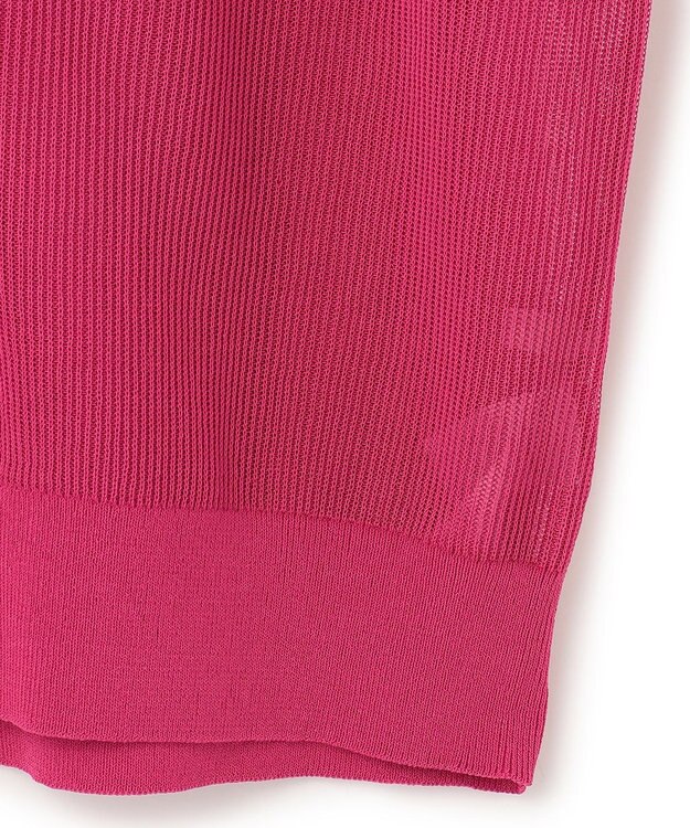 ICB L 【洗える】コンパクトコイル 3wayサマーニット フューシャ系