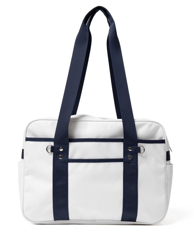 WEGO 【SCHOOLITEM】カラフルスクールバッグ ホワイト