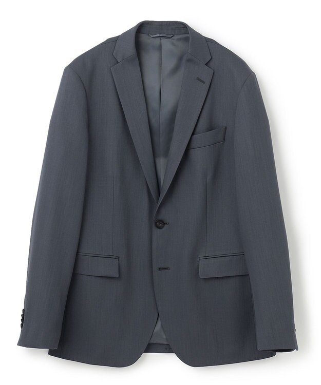 JOSEPH HOMME 【洗えるWOOLセットアップ】ウーステッドバラシャ　テーラードジャケット ライトグレー系