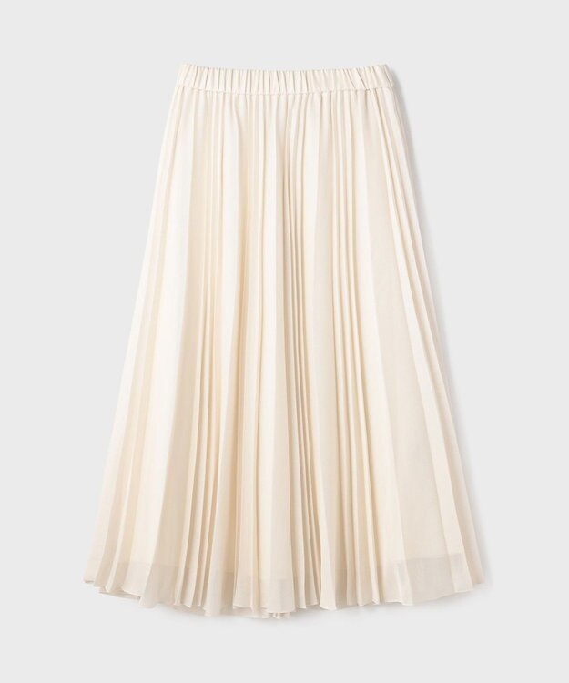 GRACE CONTINENTAL メッシュプリーツスカート キナリ