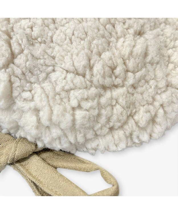 林八百吉商店 un chapeau  ボアネックイヤーマフ アイボリー