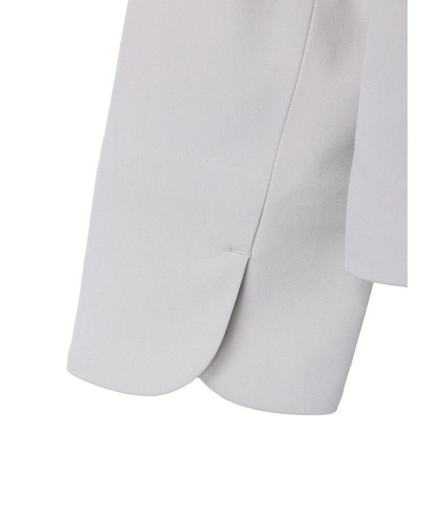 Green Parks ｅｆ－ｄｅ　ストレッチツイルカラーレスジャケット Gray Beige