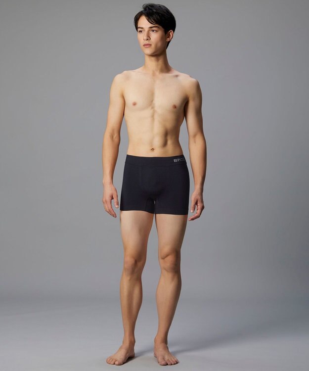 WACOAL MEN ボクサーパンツ 【Everyday Boxer】 綿混(本体) 立体成型 ここちよいフィット感 前閉じ 下着 メンズ GT3590 /ブロス バイ ワコールメン ブラック