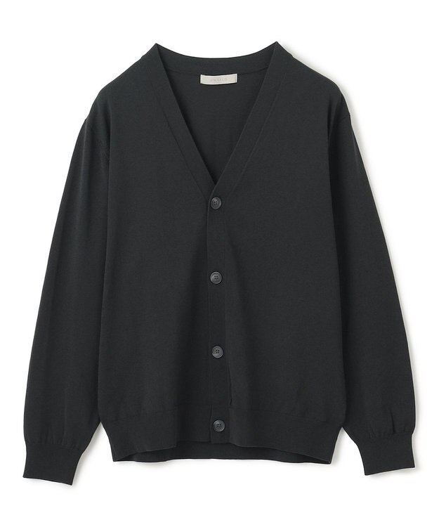 UNFILO MENS スゴ機能美 ニット カーディガン ダークカーキ