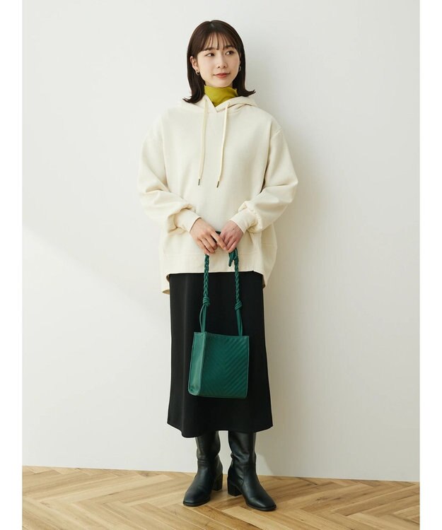 Green Parks 後ろバルーンパーカー Ecru