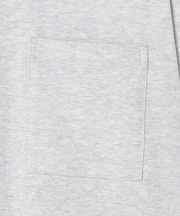 JOSEPH ABBOUD 【滑らかな肌触り】ダイヤロゴバックプリント Tシャツ ライトグレー系