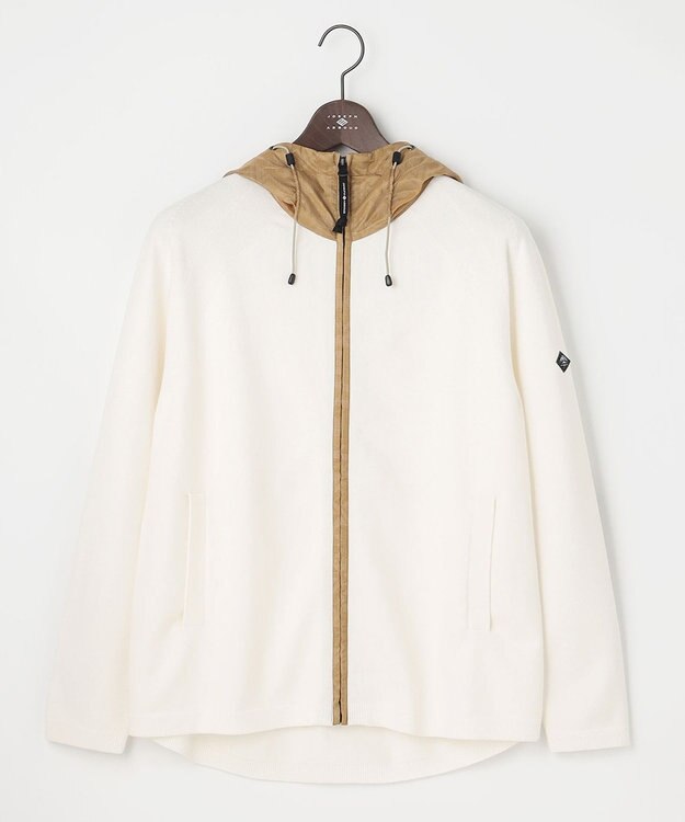JOSEPH ABBOUD MOUNTAIN 【UNISEX】高機能 アウトドアニットパーカー ホワイト系