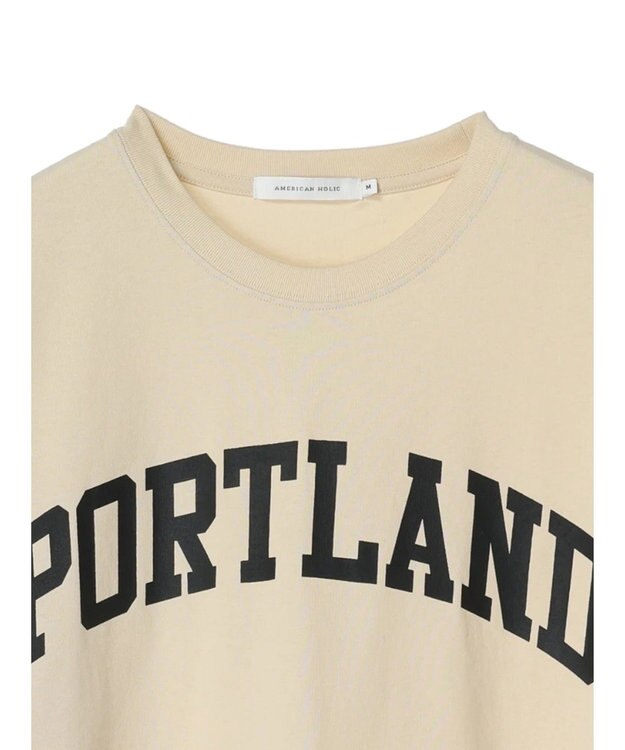 AMERICAN HOLIC ＰＯＲＴＬＡＮＤカットチュニック Ivory