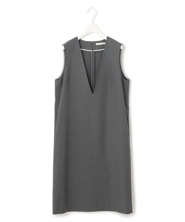 ICB 【WEB＆一部店舗限定カラーあり】 LooseWeave ジャンパースカート チャコール系