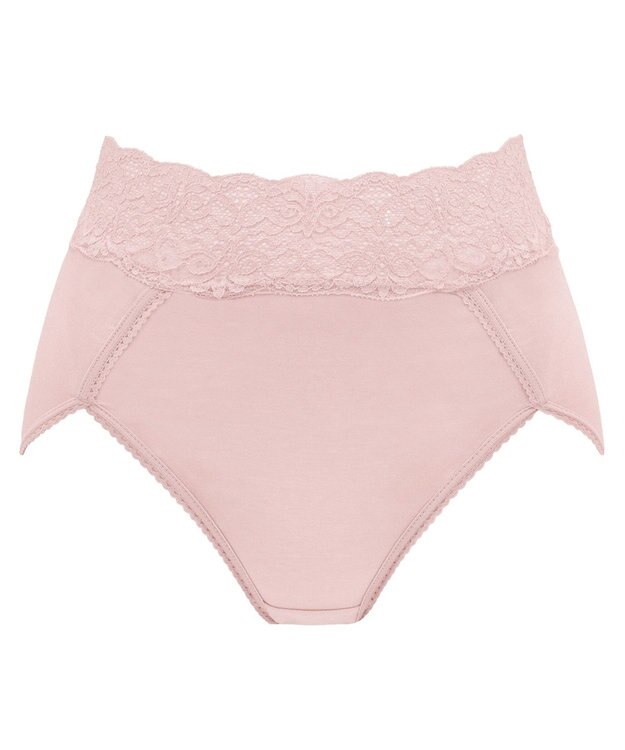 BRADELIS New York 【BRADELIS New York / 育尻・伸びる・綿混・深め】モモパンツ・ハイレグショーツ#303 シリーズ140万枚突破 補正ショーツ ローズベージュ2