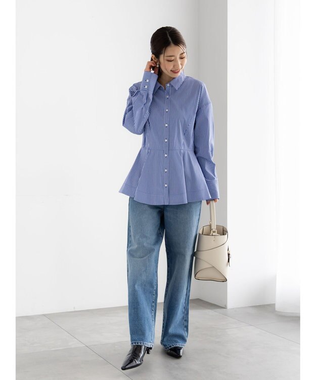 Te chichi 【EDWIN別注】WIDE FIT DENIM《2026 spring catalog item》 サックスブルー