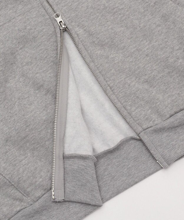 WEGO 【25年秋冬新作/ユニセックス着用ITEM/SMLサイズ展開】グラフィックロゴダブルZIPパーカー グレーその他