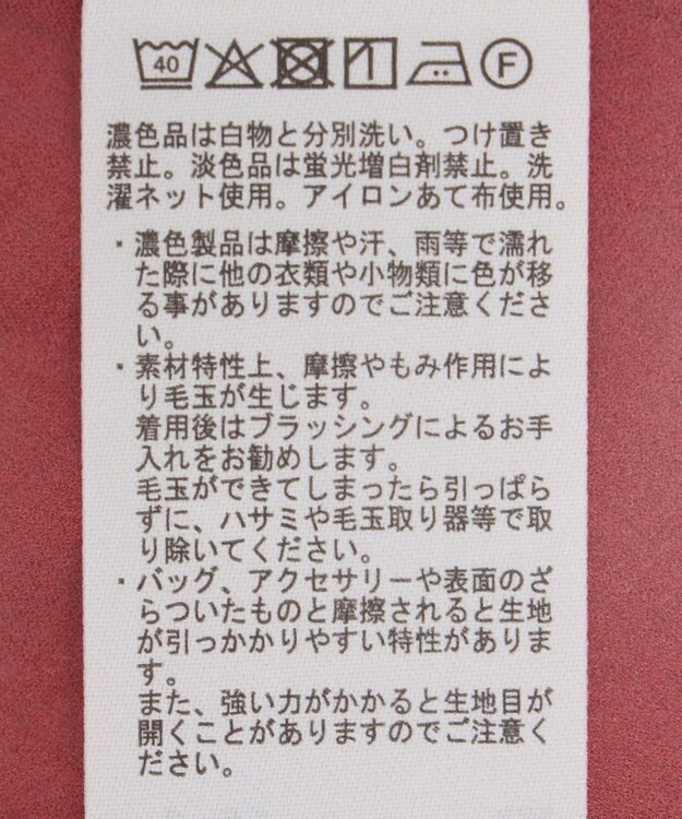 CRAFT STANDARD BOUTIQUE ヴィンテージボイルバックデザインブラウス Red