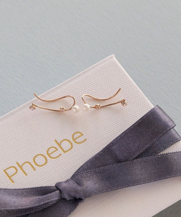 Phoebe 【K10RG】トゥウィンクルピアス&イヤリング ローズゴールド