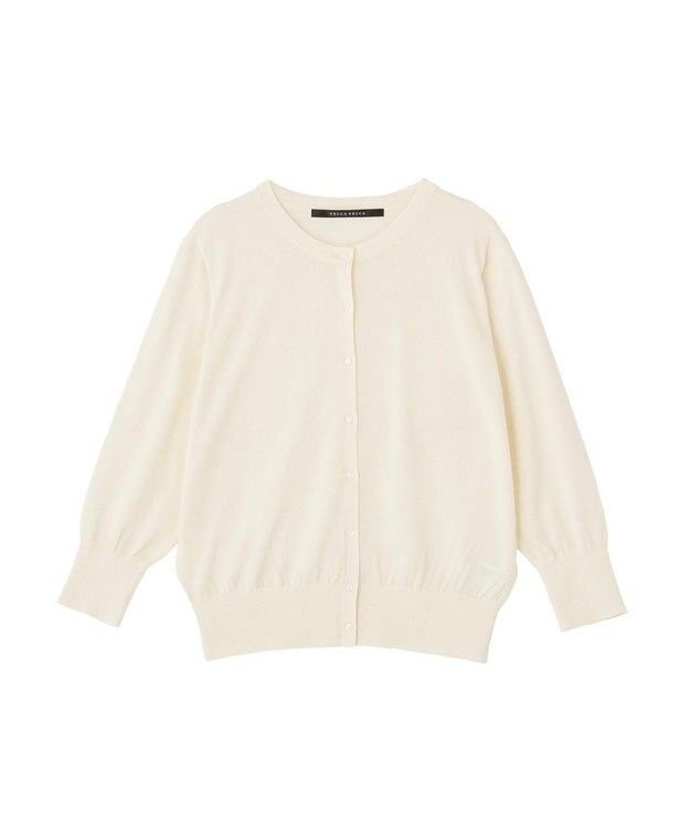 YECCA VECCA 【マシンウォッシャブル】カーディガン② Off White