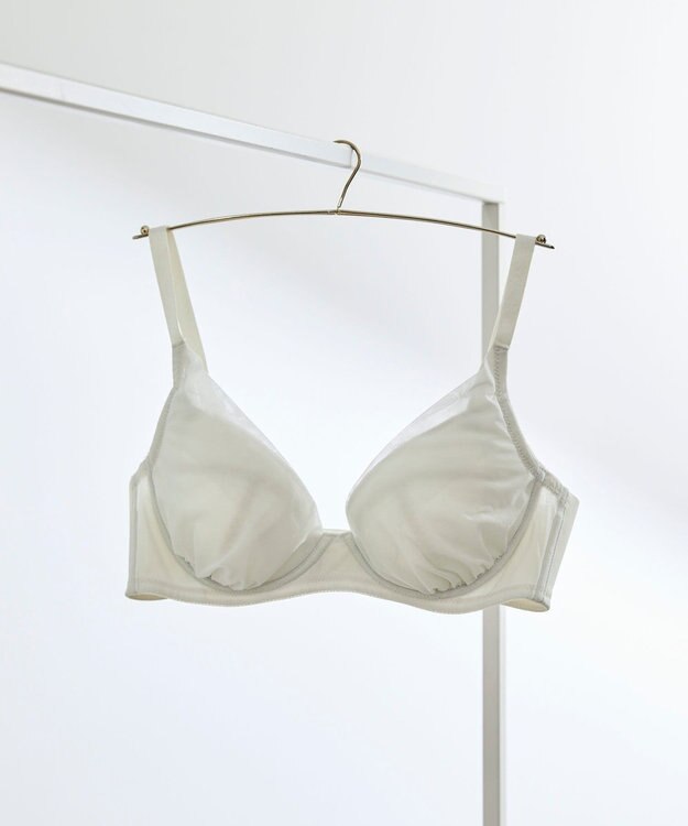 une nana cool 小さく見せるブラ　ミニマイザーブラ　シンプル アイボリー