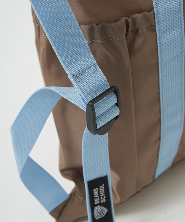 BEAMS SCHOOL 手提げバッグにもなる ナップサック サンドベージュ