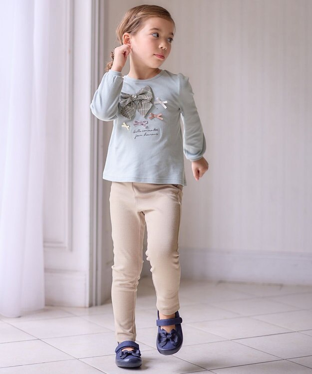 ANY KIDS 【WEB限定】7days デイリー ネコ パンツ ベージュ