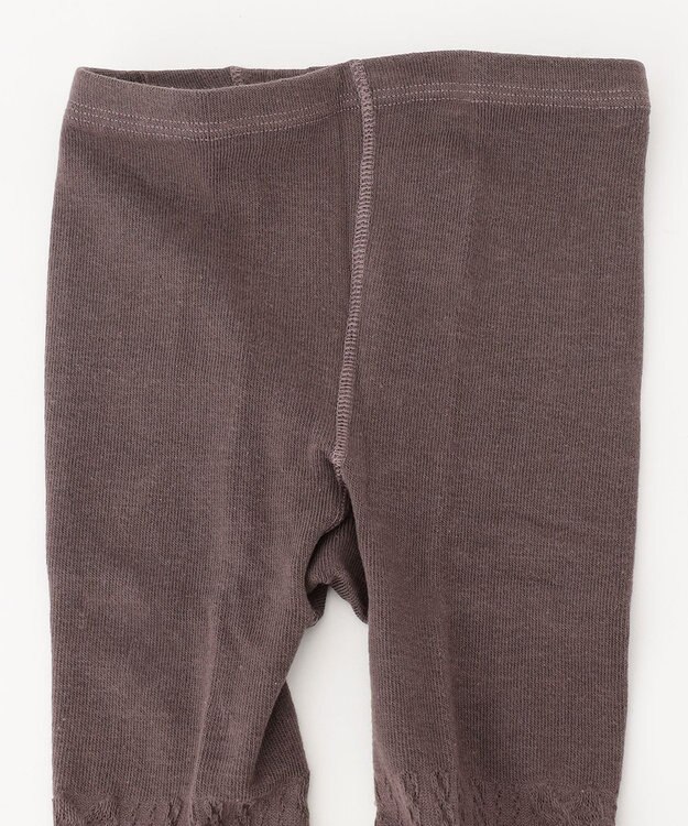 ANY KIDS タイツ（ケーブルリボン） ブラウン