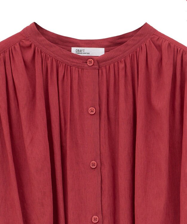 CRAFT STANDARD BOUTIQUE ヴィンテージボイルバックデザインブラウス Red