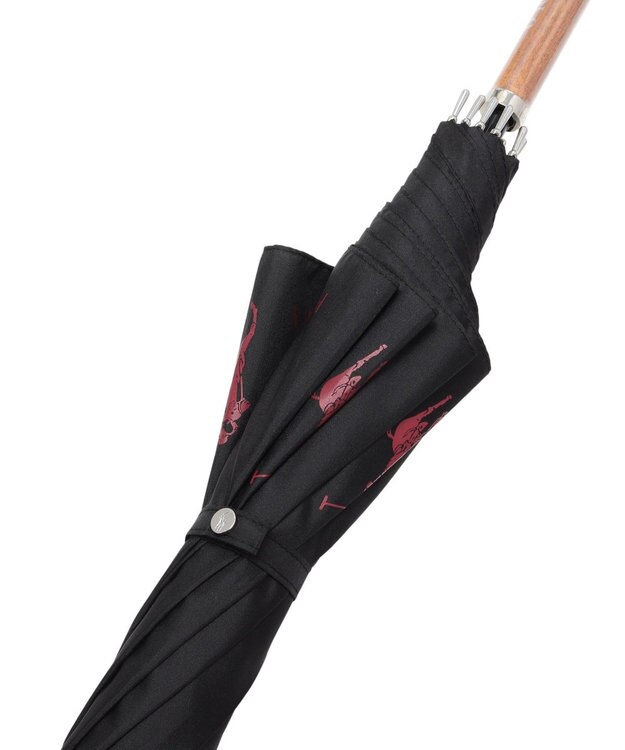 MOONBAT POLO RALPH LAUREN （ポロ ラルフローレン） 長傘 無地 ポロポニー ロゴ ブラック