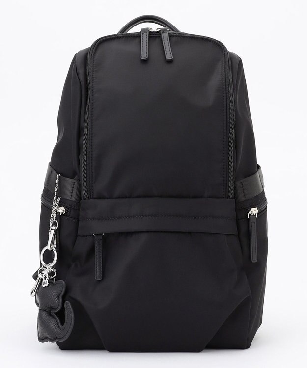 ICB 【4/3-4/19期間限定・受注生産】選べるチャーム 8ポケットナイロンリュック カスタマイズ ネコ