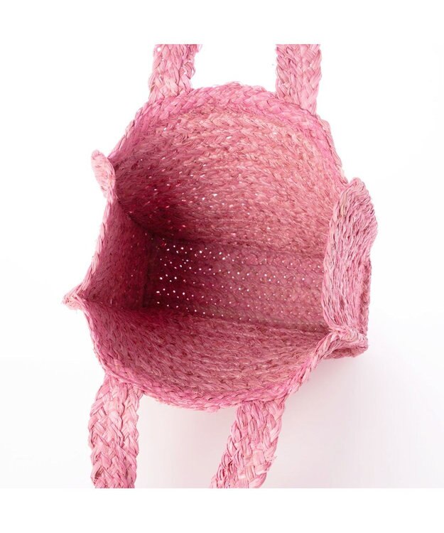 UNBILLION カカトゥ kakatoo / ラフィアスクエアトートバッグ ピンク